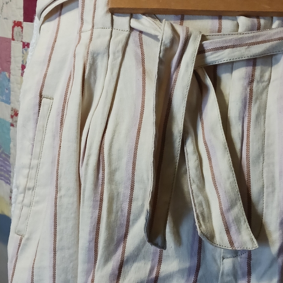 Anthropologie Striped Paperbag Short 4" Inseam NWT - Picture 5 of 10